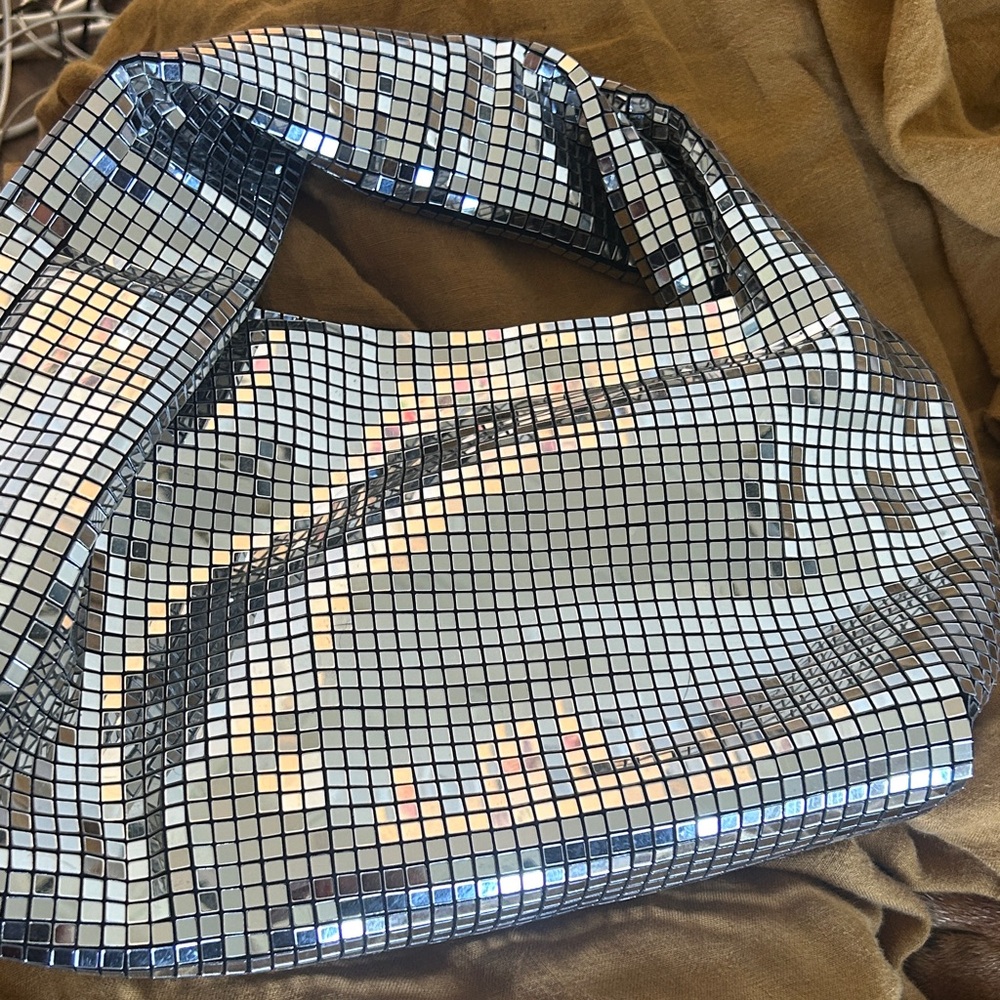 Silver Mosaic Women's Bag